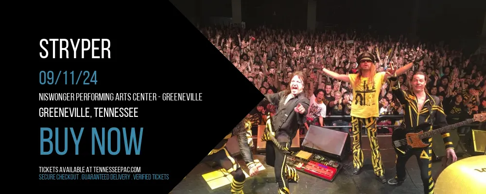 Stryper at Niswonger Performing Arts Center