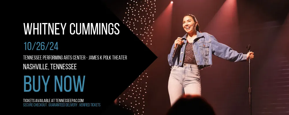 Whitney Cummings at Tennessee Performing Arts Center - James K Polk Theater